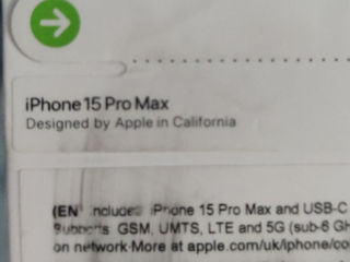 Apple iPhone 15 Pro Max 512g  Срочно 3000 лей foto 9