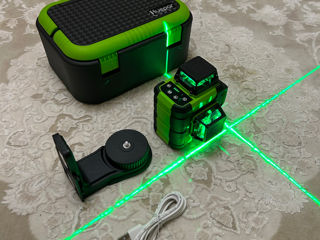 Laser Huepar HM03CG 3D 12 linii + case + acumulator + magnet + livrare gratis foto 6