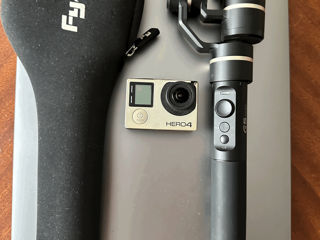 Видеокамера GoPro 4 silver, стабилизатор Feiyutech G5