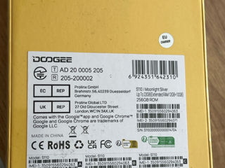 Dooge S110 12/256gb baterie 10.800mAh rezistent la cazaturi / apa / praf foto 4