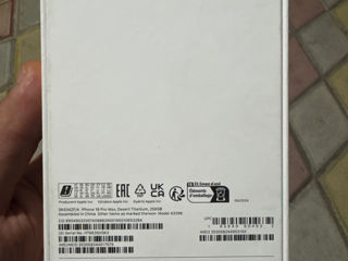 iPhone 16Pro Max 256GB Desert Titanium NEW Sigelat foto 2