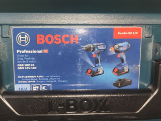 Bosch 18v accu-machineset 3-delig in l-boxx 136 (3x 4,0ah accu + lader) - bosch срочная цена foto 3