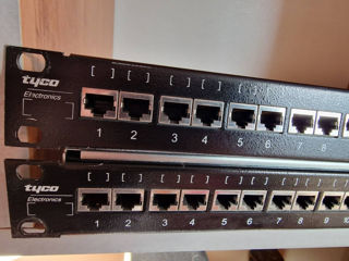 Tyco Amp Netconnect 406330-1 Cat5e 24-port Universal Patch Panel foto 2