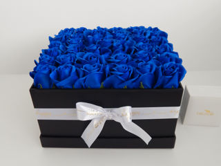 Buchete în cutii Trandafiri din spumă de săpun parfumați - Flori care nu se ofilesc foto 7