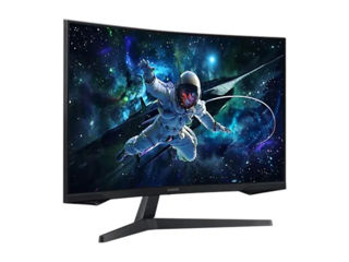 Monitor gaming curbat Samsung LS32CG552EUXEN, 32", QHD, 165 Hz, Clasa G, Negru foto 2