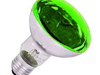 Лампы,becuri colorate, рефлекторные,цветные,R39-E14,R50-E14, R63-E27, R80-E27
