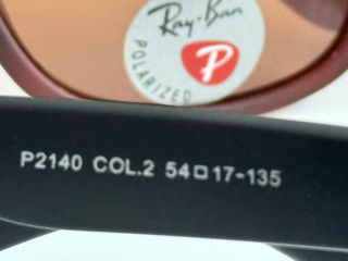 Ray Ban 2140 Black Wayfarer Polarized. foto 4