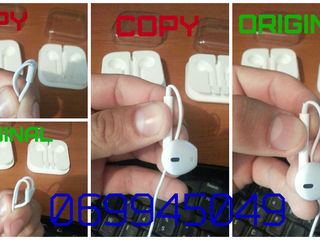 Apple EarPods, зарядки для Ipad Iphone incarcator charger Lighting to USB cable Original foto 3