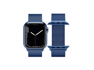 HOCO iWatch WA03 Seria simplă de frumusețe curea de oțel milaneză (42/44/45/49mm) foto 3