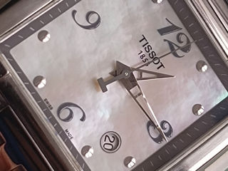 Original Tissot Quadrato T005510A Steel Watch mother pearl - swiss made foto 2