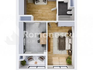Apartament cu 1 cameră, 47 m², Râșcani, Chișinău foto 4