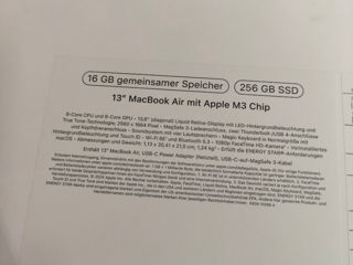 Macbook Air M3 256gb foto 3