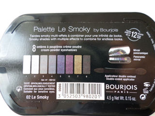Тени Bourjois Palette Le smoky - новые запечатанные, сделаны в Италии. Оригинал