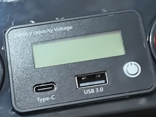 Voltmeter 12V-50V, Charger USB-C, USB. Вольтметр.