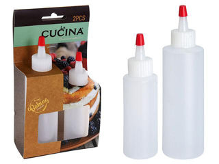 Set Sticlute Cu Forma Pentru Infrumusetare Cucina 2Buc 60/120Ml