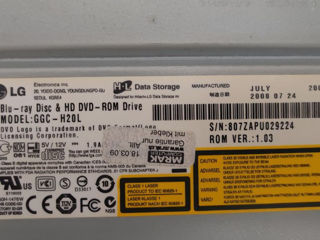 Blu-ray LiteOn iHOS104 Blu-ray lg-CH10LS20 Blu-ray lg ggc-h20l BD-Rom DVD Samsung Writer SH-B083 foto 1