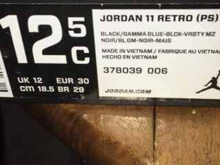 air Jordan 11 Retro Black/Gamma Blue 40 foto 5