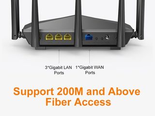 Новейшая модель АС11  WiFi 2,4 и 5 ГГц  Также имеется 3 LAN порта со скоростью до 1000 Мегабит foto 3