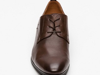 Туфли кожаные классические из Италии. размер- 43. цвет-тёмно - коричневый. новые. foto 4