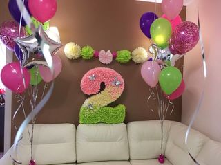 Cifre, baloane, happy birthday foto 1