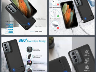 Powerbank-чехол для Samsung Galaxy S21 Ultra, пауэрбэнки, мощные. Корпусы power bank. foto 2