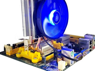 LED CPU cooler Fan Heatsink for Socket LGA1151/1550/1156/1555/LGA775 AMD AM3/AM2/FM2/754/939 foto 7