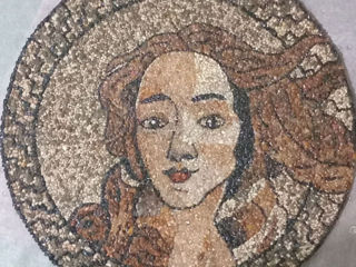 Vand!!! Mosaic din piatră ,Portretul Venerei. foto 1