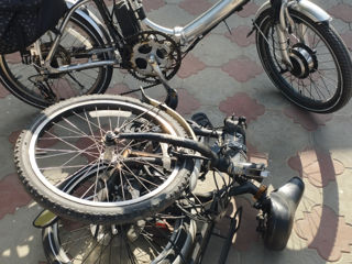 Bicicletă electrică pliabilă + simplă (electrică) фото 0