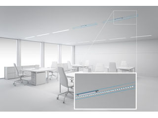 Set de iluminat ultraluminos din două module 4800 lm 3000 К LLE 20x560 mm  830 HV SNC3 TRIDONIC foto 8