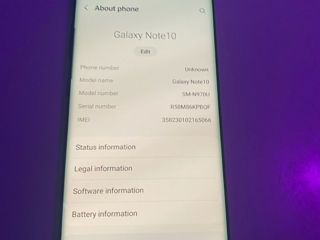 Продаю срочно Samsung Galaxy Note 10 foto 7