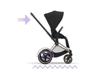 Cybex Platinum Cadru Cybex e-Priam New Generation incl. Scaun Hardpart Design Rosegold foto 3