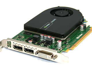 Старенькая профессиональная видеокарта NVIDIA Quadro 2000