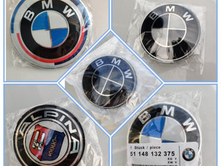 BMW Embleme, logo pentru capota, portbagaj, volan și la roți.