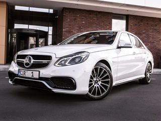 Chirie/прокат Mercedes AMG E63 facelift/restyiling alb/белый foto 1