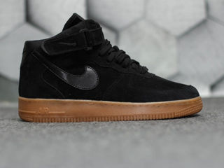 nike air force 1 high black suede gum