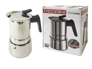 Ibric De Cafea Pentru 4 Cani Pedrini Caffe, Din Inox