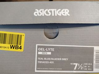 Asics Tiger Gel-Lyte новые кроссовки оригинал натуральная кожа . foto 8