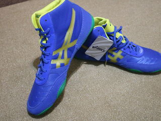 Борцовки Asics JB Elite 2 (44-45-46) (Gold, Blue,). Ghete Asics pentru lupte foto 1