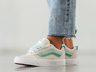 Vans KNU Skool White/Turquoise Women's foto 4