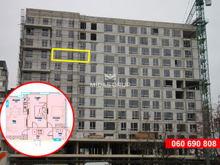Mircea cel Batrin, apartament, 3 odai 73 mp, etajul 7/9, mijloc. Bloc nou ! foto 7