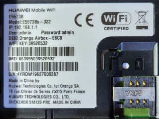 Se vinde 4G modeme Huawei E5573Bs,Yota 4G LTE foto 2