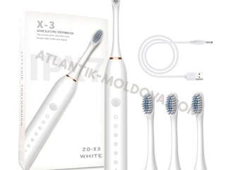 Электрическая ультразвуковая зубная щетка IPX7 - X3 foto 3