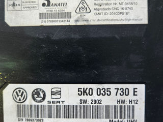 Модуль Bluetooth 5K0-035-730-E для Vag RNS 510 с микрофоном и комплектом проводов foto 1