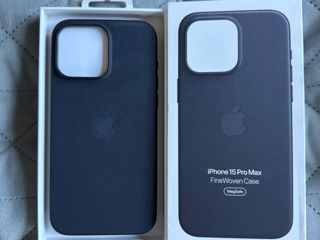 iPhone 15 pro max FineWoven case Black