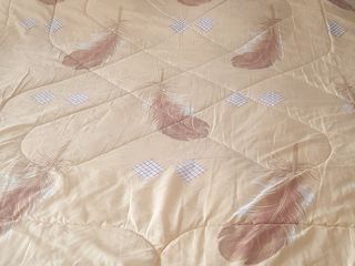 Синтепоновое двухспальное одеяло б/у - 150 lei.Состояние отличное.чистое.2.0 на 2.20 foto 1