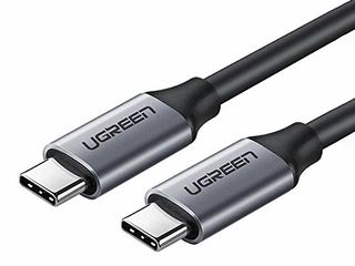 UGREEN USB 3.1 Type C Male to Type C Male Cable Nickel Plating Aluminum Shell 1.5m, Gray