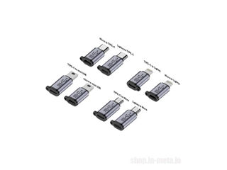 Adapter. Адапреры, переходники, Micro USB, female, male, USB-C, Lightning, Mini USB. foto 1