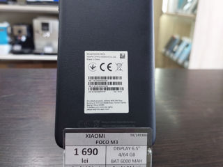 Xiaomi Poco M3 4/64 Gb - 1690 lei