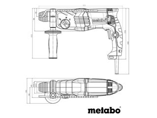 Ciocan rotopercutor METABO KHE 2645 850w SDS-Plus-livrare-credit foto 5