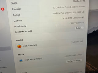 MacBook Pro 13-inch, 2017, Touch-Bar 256gb foto 8